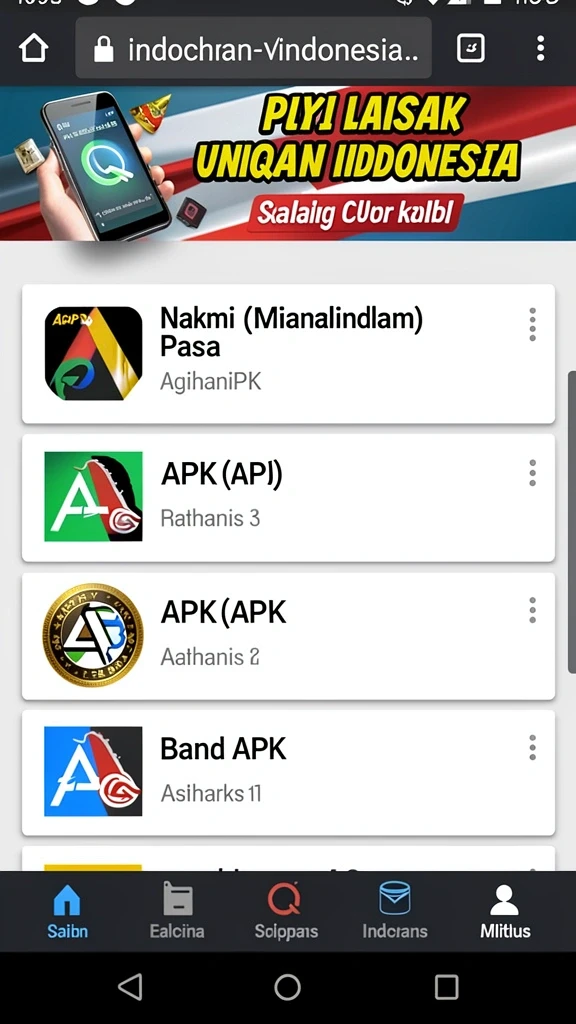 Tampilan utama aplikasi Aplikasi vc5 Resmi dan Terpercaya di Android yang intuitif dan efisien.