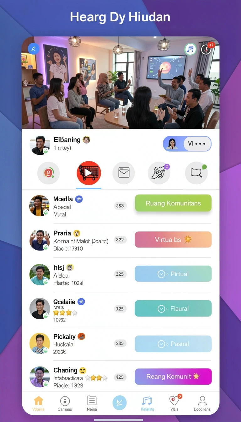 Tampilan utama aplikasi Aplikasi 77rp Resmi dan Terpercaya di Android yang intuitif dan efisien.